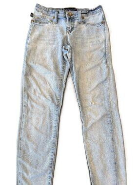 Rock & Republic Women's Light Wash Denim Jeggings Size 2 Stretch Jeans